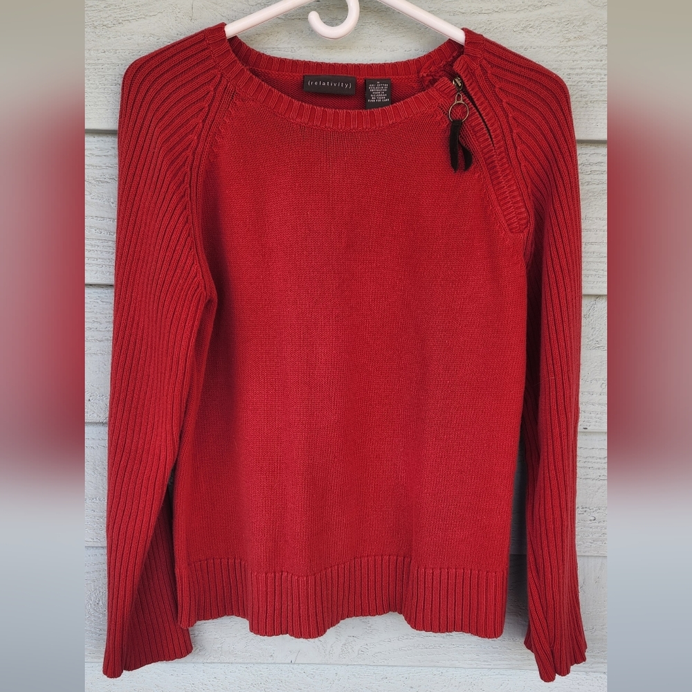 Relativity Women's Red Sweater